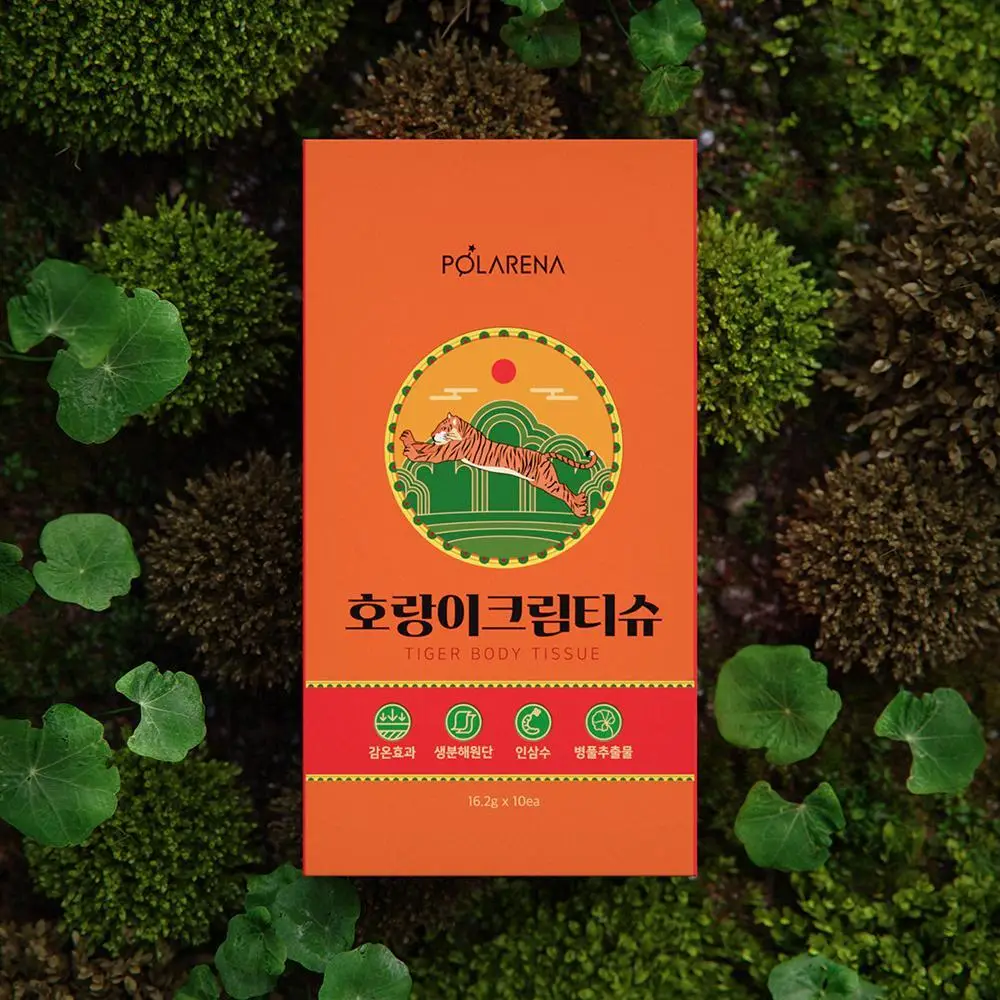[냉온사우나] 폴라레나 호랑이크림티슈 5매입 상세페이지 81